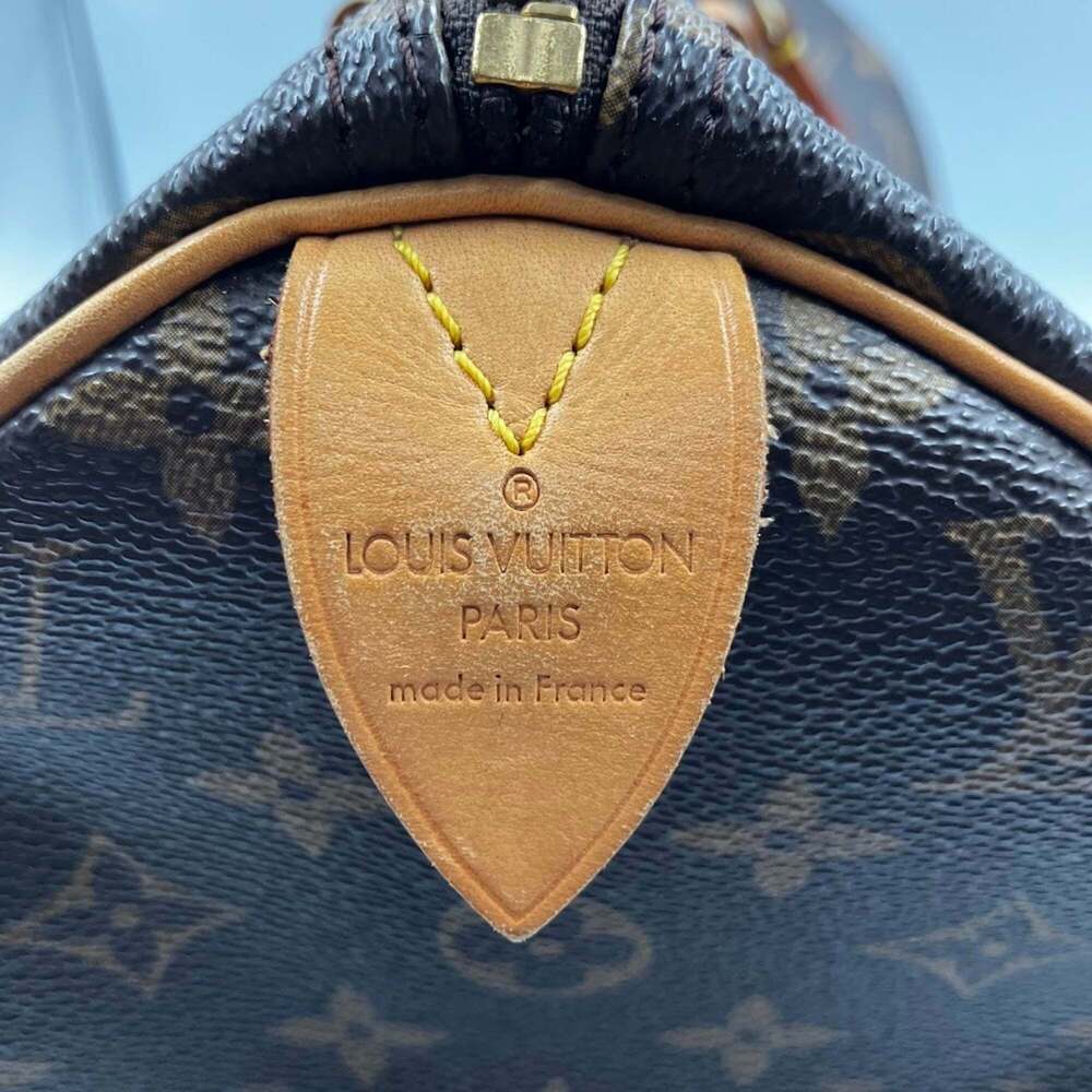 LOUIS VUITTON Brown Speedy 30 Boston Bag - Picture 11 of 11